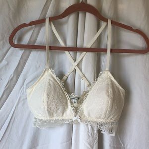 White Lace Abercrombie Bralette